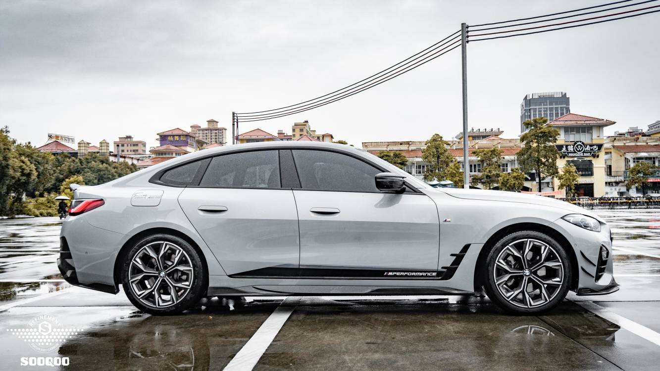BMW 4系G26 SQ款碳纖維側裙 T-184