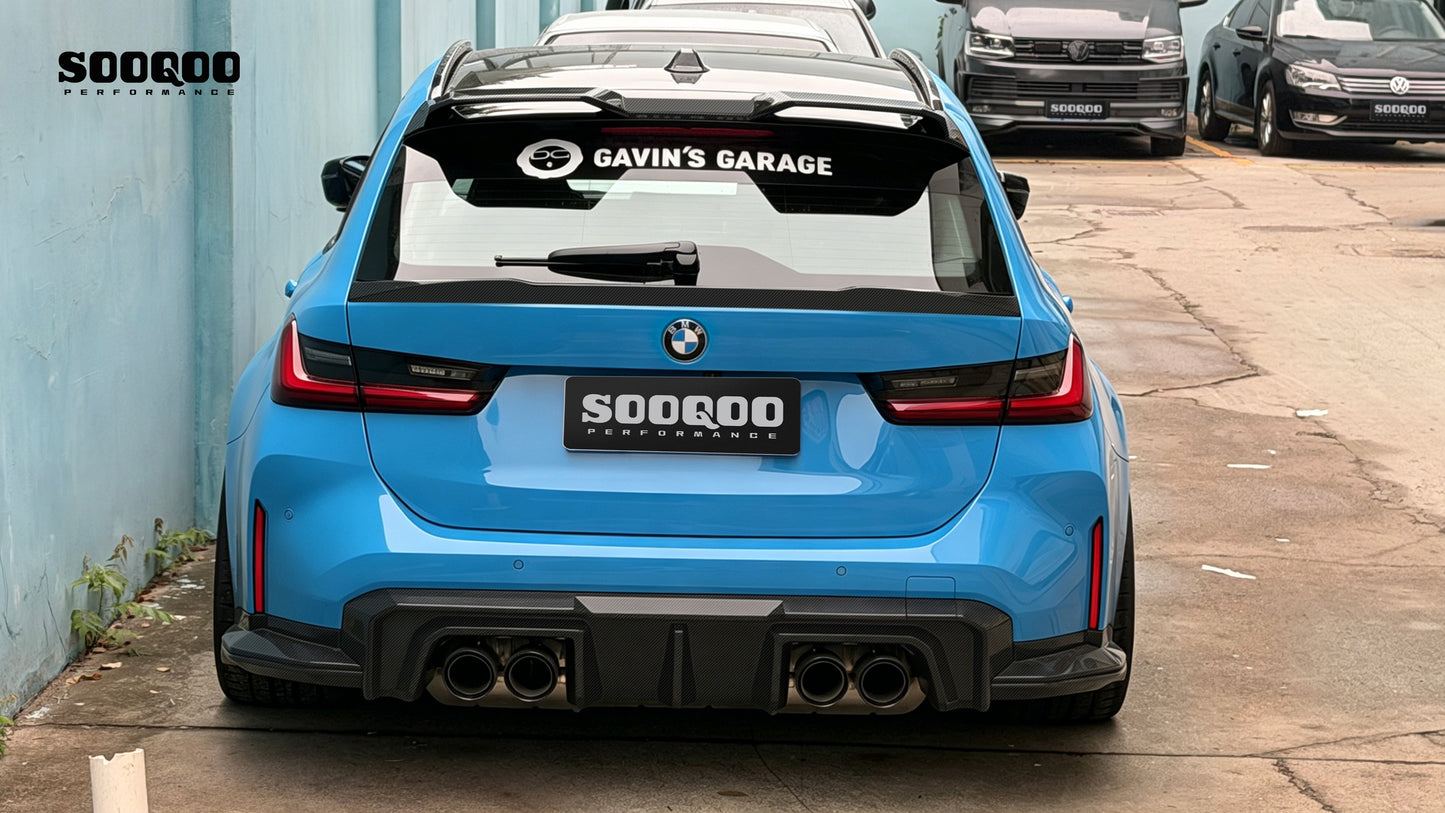 BMW 3系G21 M3 G81 SQ-V2款碳纖維車頂尾翼 SQ-028