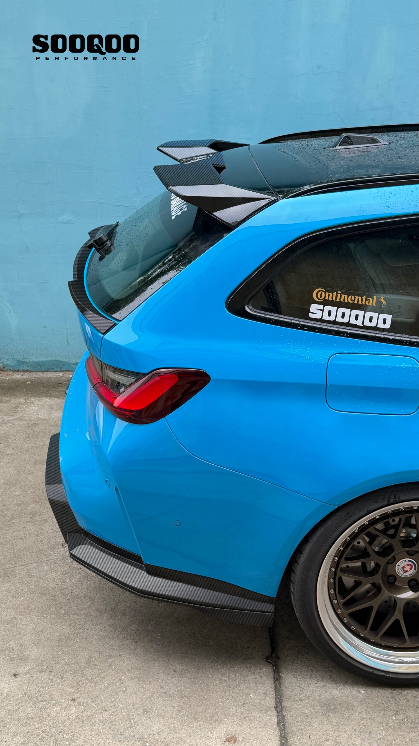 BMW 3系G21 M3 G81 SQ-V2款碳纖維車頂尾翼 SQ-028